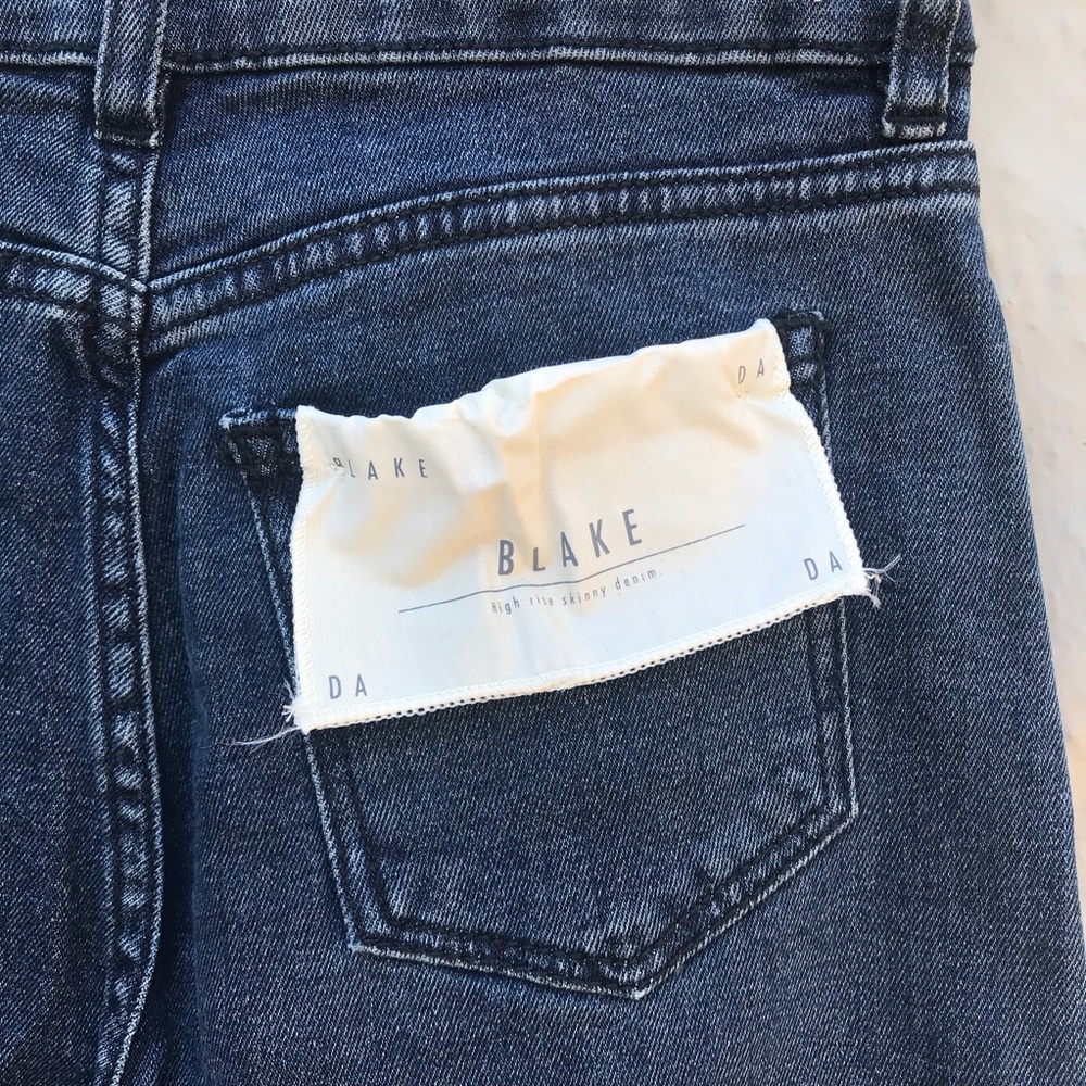 NEW. Double Agent High Rise Skinny Denim